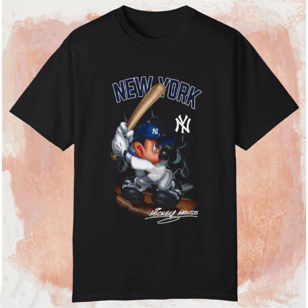 New York Yankees Mickey Mouse Tshirt